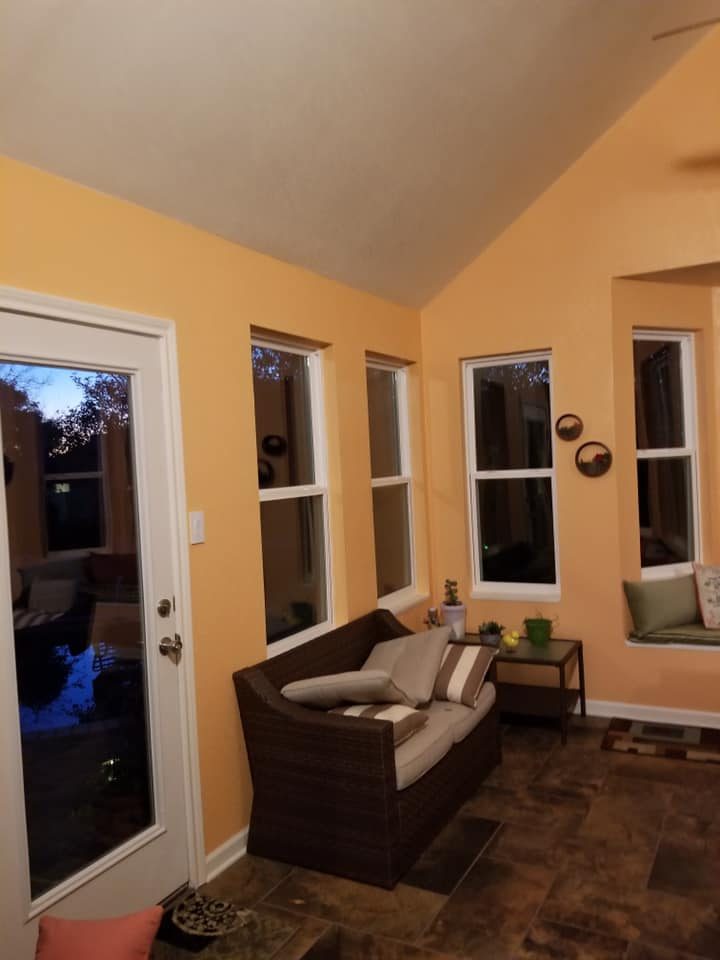 Black Kettle — project photography of the sunroom addition and adjoining outdoor living area
