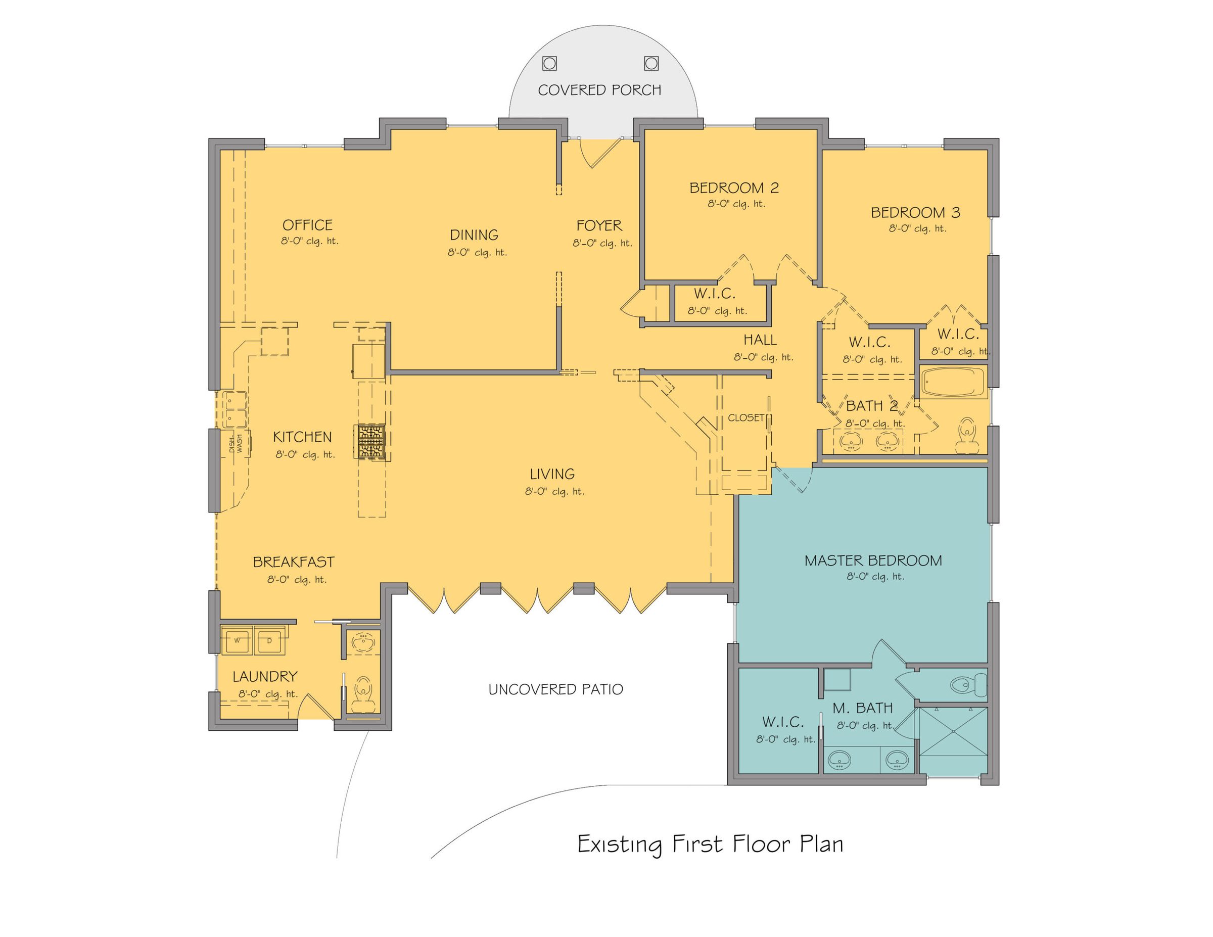Curtin — existing plan floor plan drawing