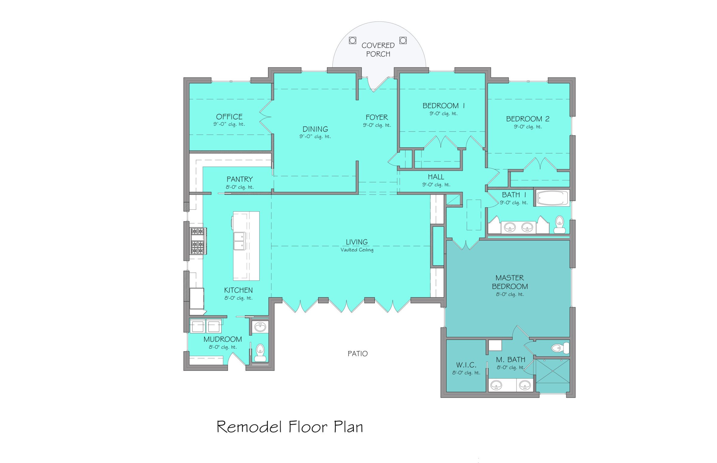 Curtin — proposed plan floor plan drawing