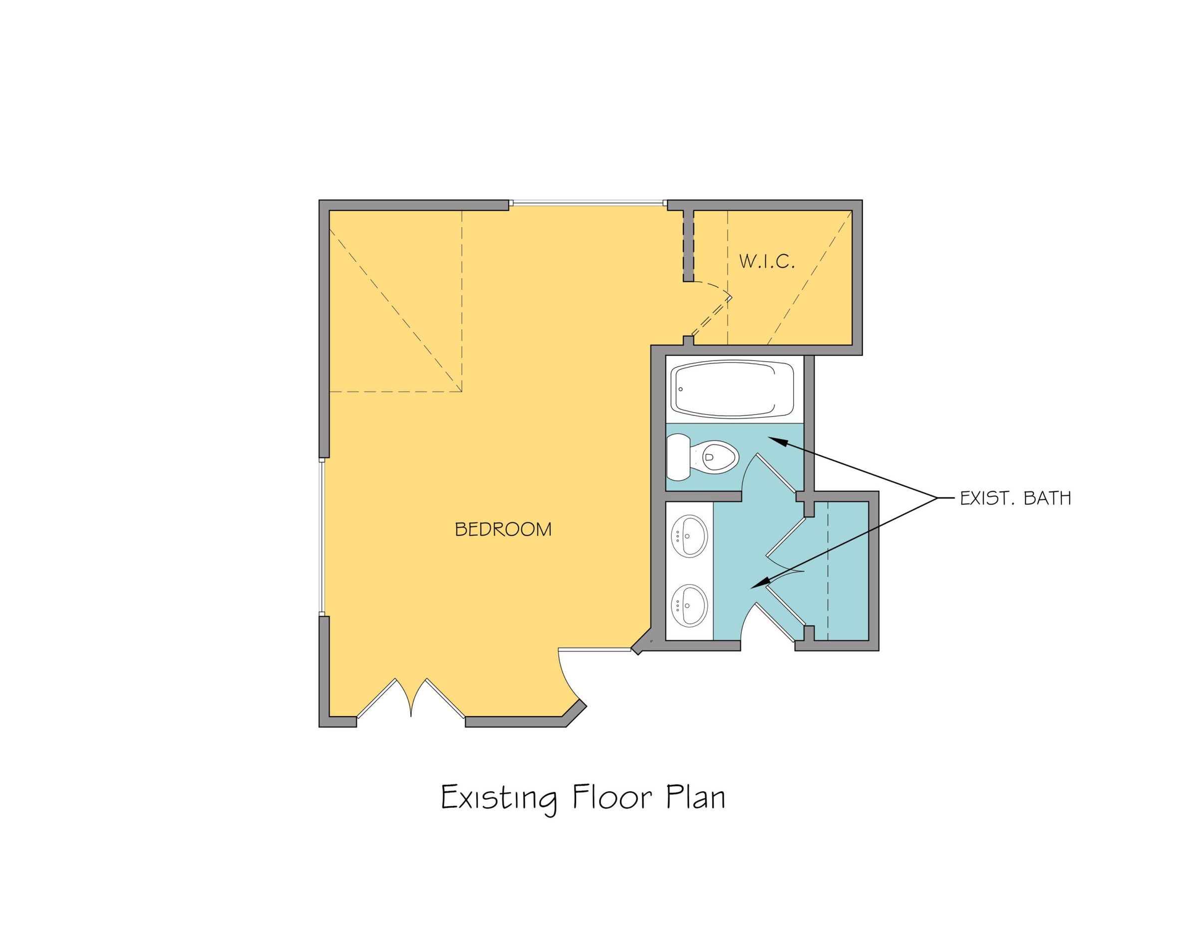 Kettleman — existing plan floor plan drawing