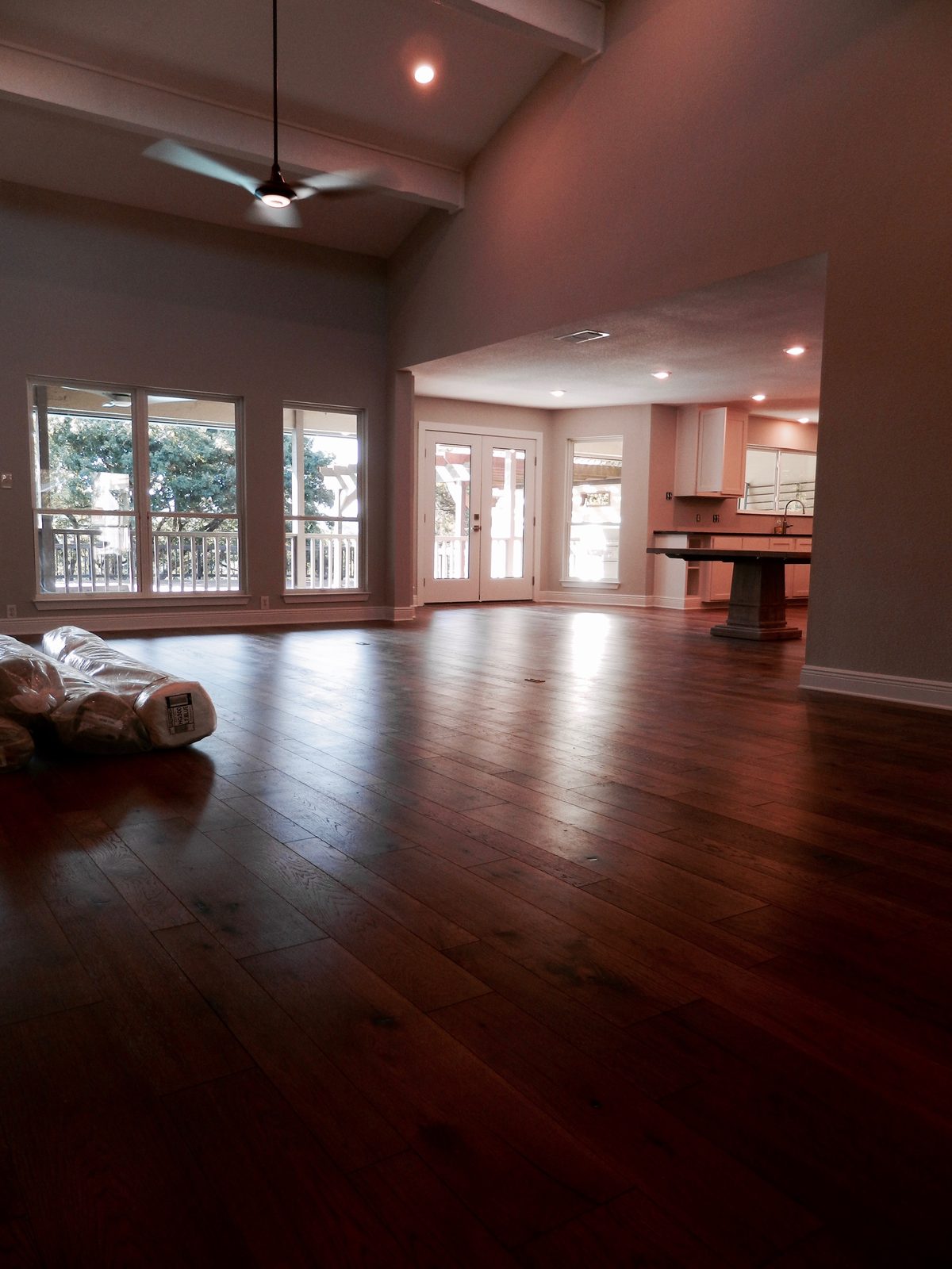 Ladera Norte — Living area completed work