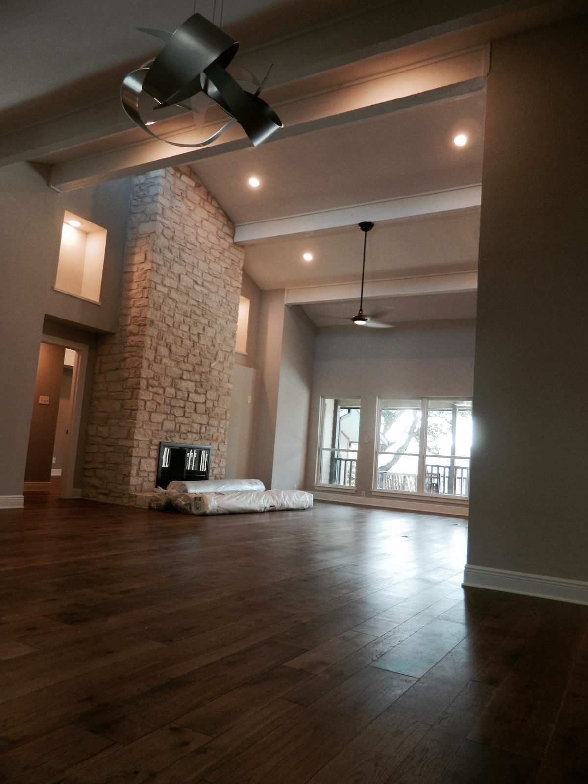 Ladera Norte — Living area completed work