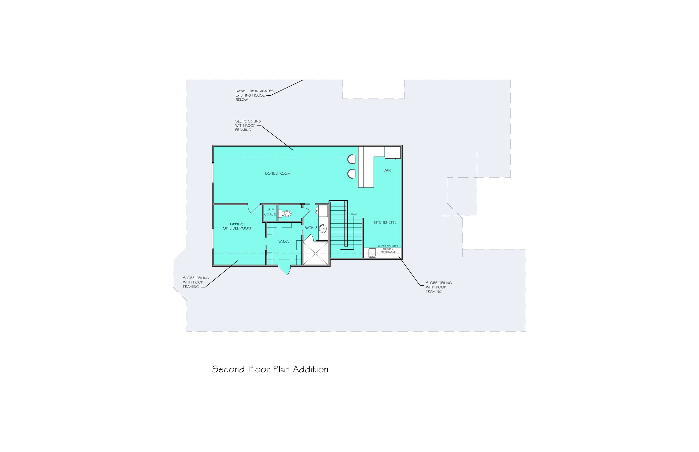 Lindo — proposed level 2 plan drawing