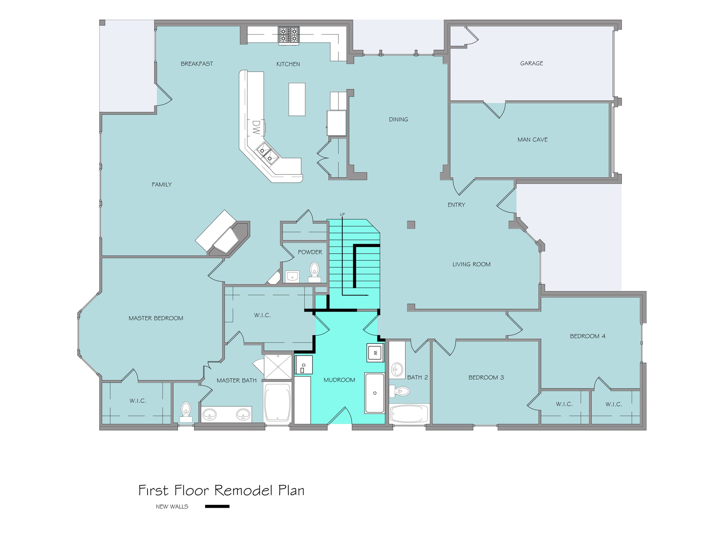 Lindo — proposed level 1 plan drawing