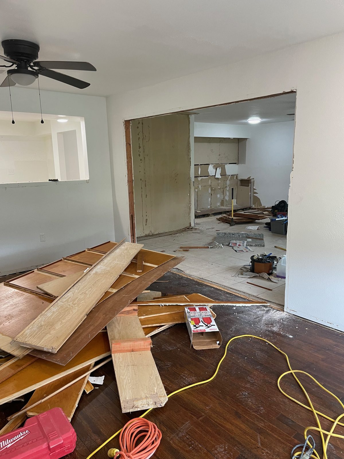 Owens Road – Waller Whole-House Renovation — interior before work began