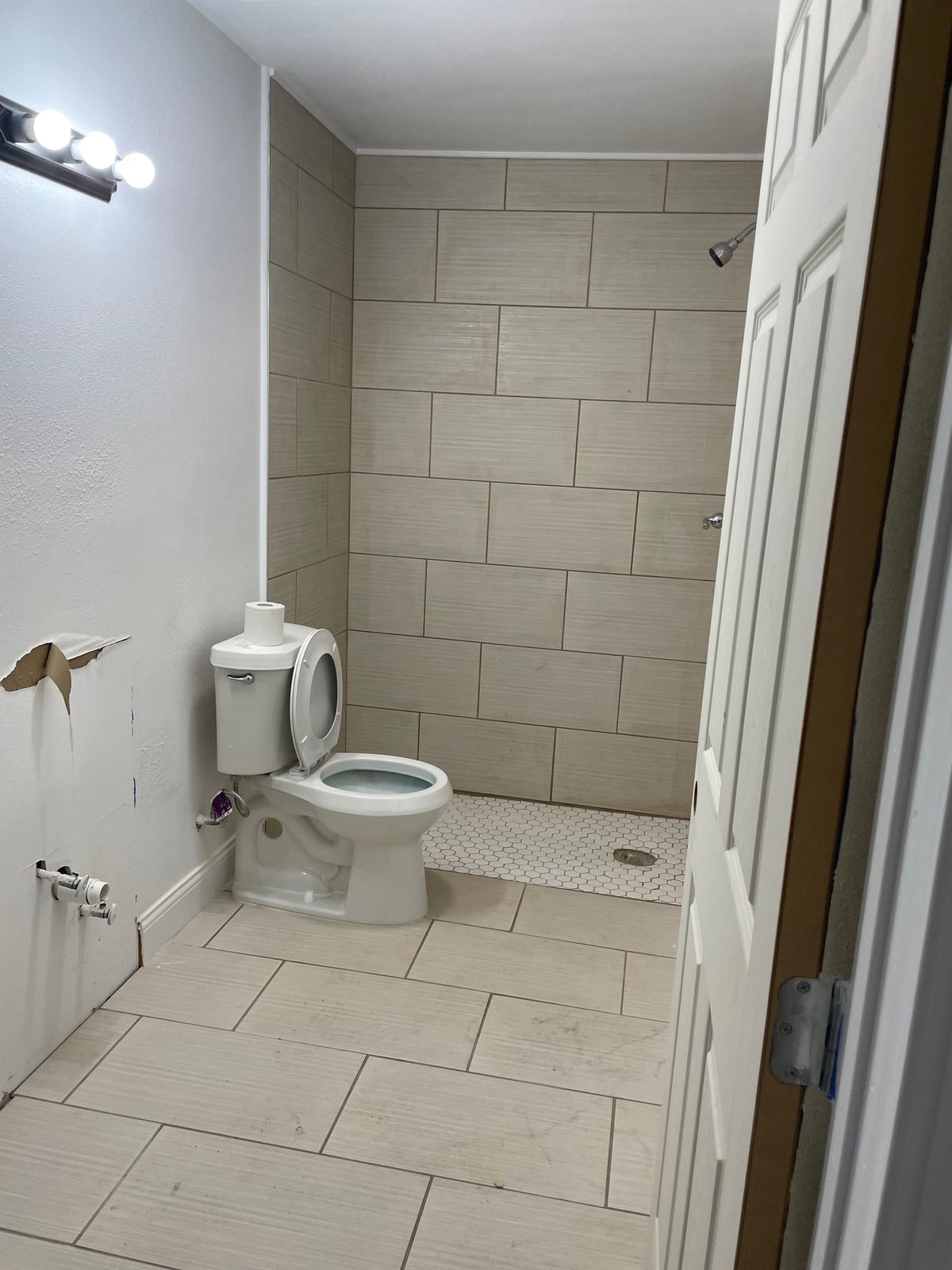 Owens Road – Waller Whole-House Renovation — interior stripped during demolition