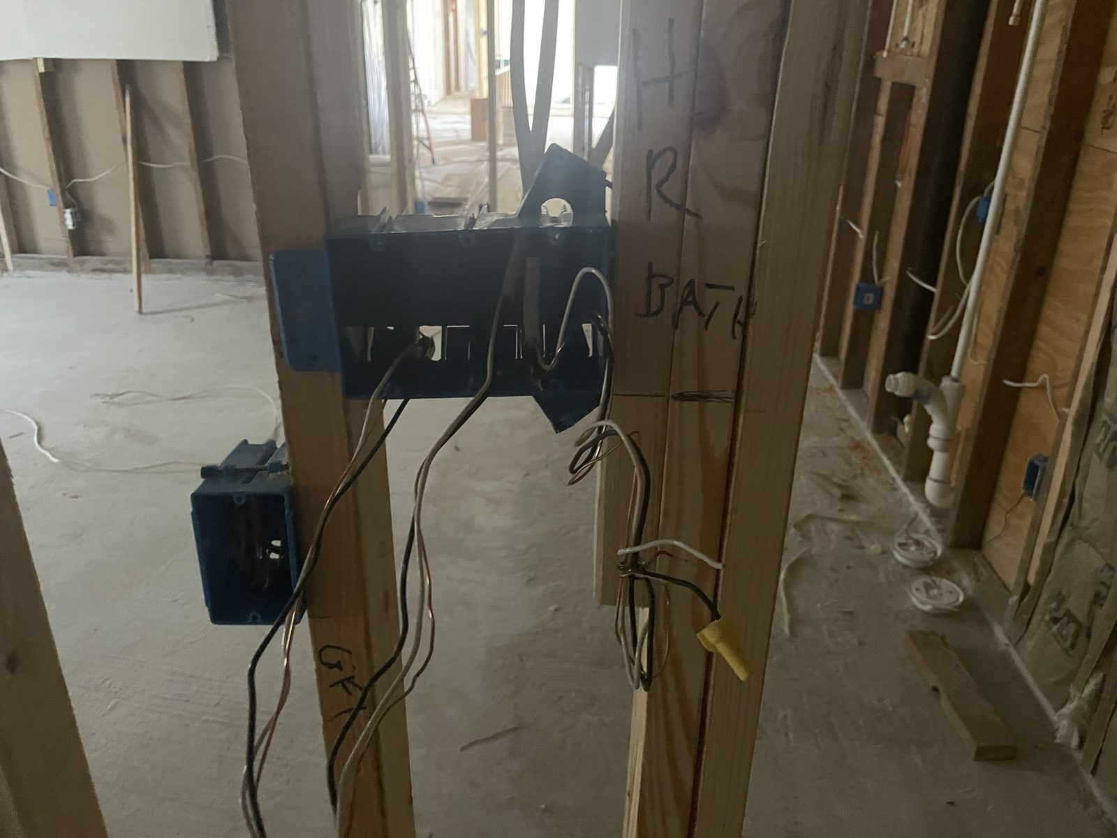 Owens Road – Waller Whole-House Renovation — new flooring being installed
