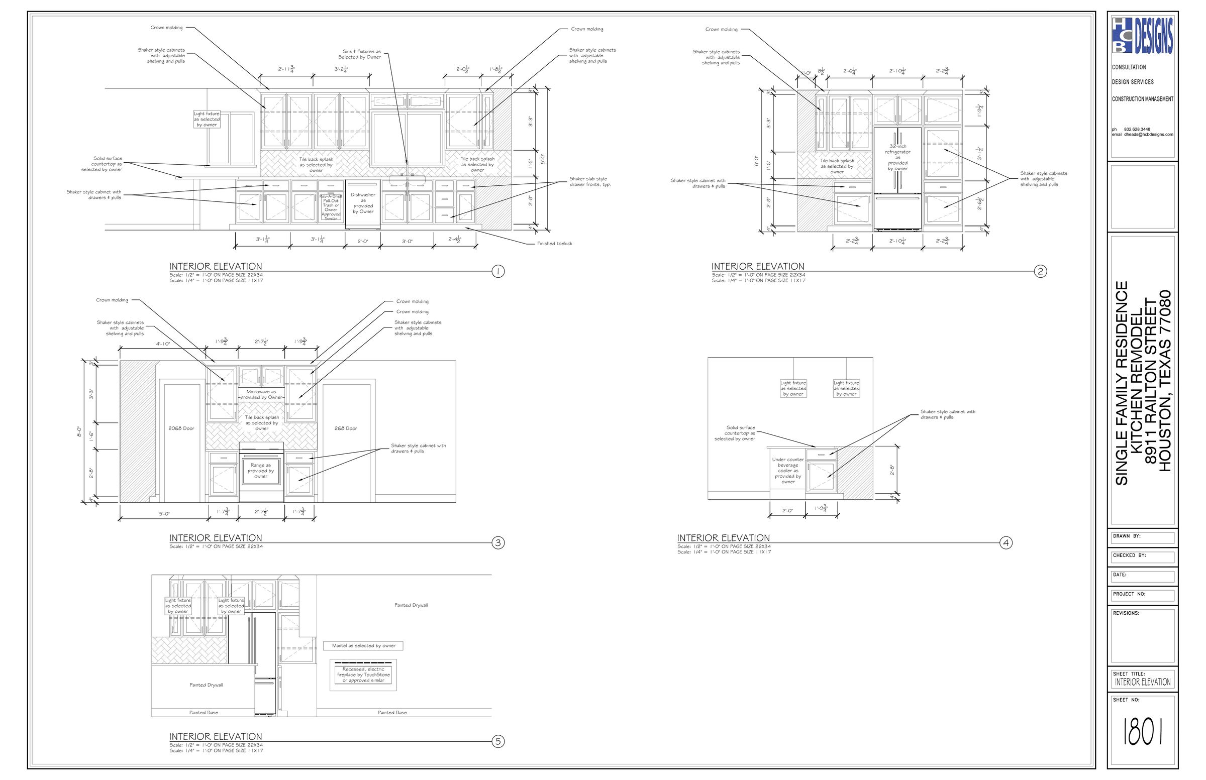 Railton Kitchen Remodel — design drawing